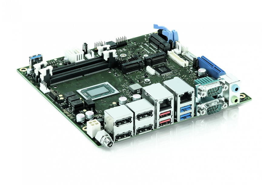 Kontron präsentiert D3713-V/R mITX-Motherboard für AMD Ryzen™ Embedded V1000/R1000 Prozessor